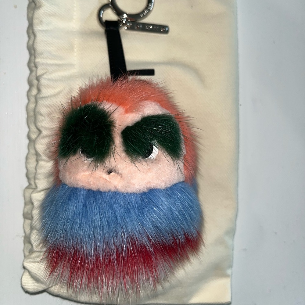 Fendi Kid Multicolor Fur Bag Charm
